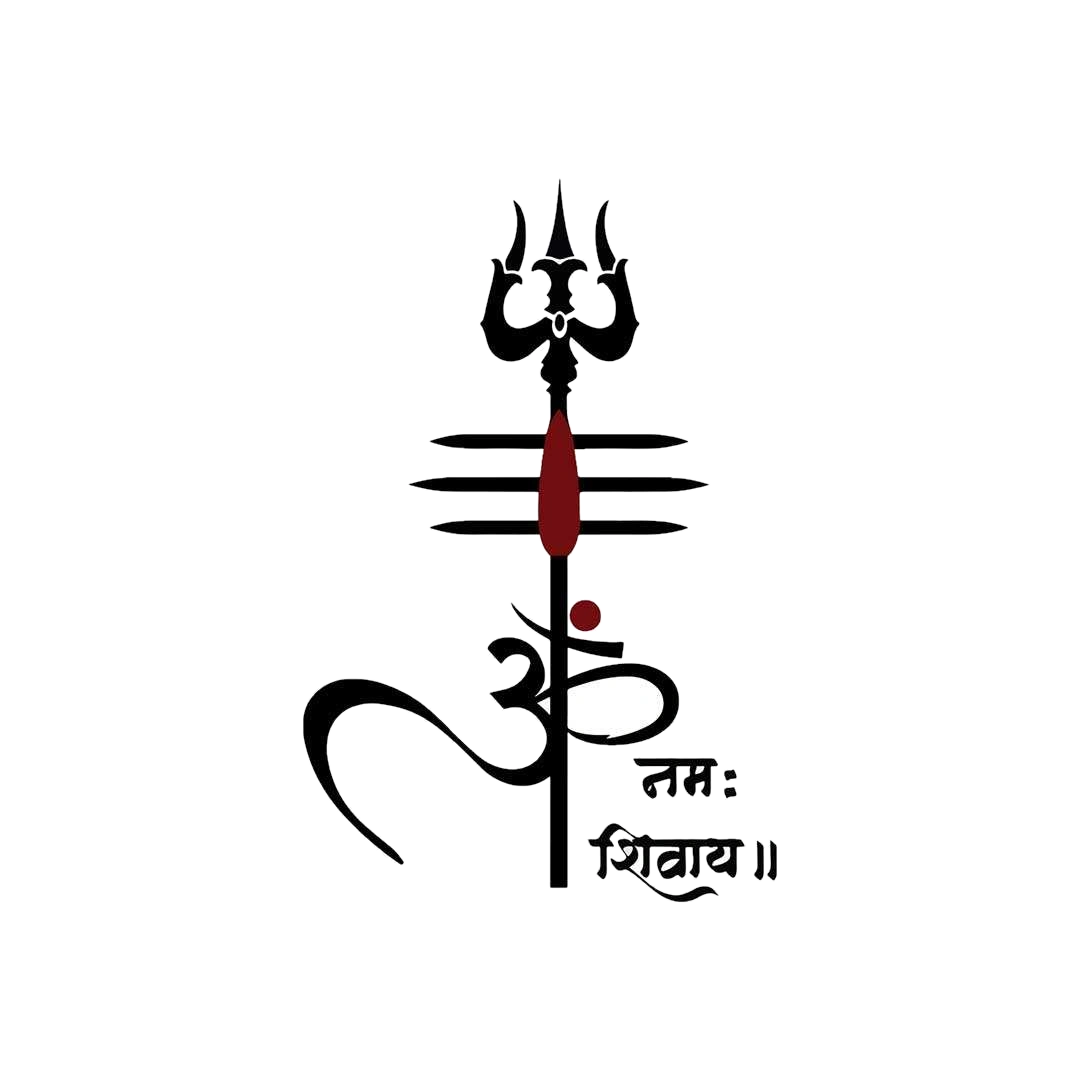 Shiva Trishul Sticker